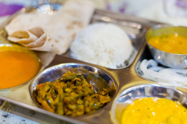 istock Indian vegetarian food selection Bangkok 994416080