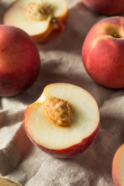 istock Raw Ripe Organic White Peaches 994495222