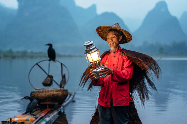 istock Traditional Chinese Fisherman lighting lantern 994509926