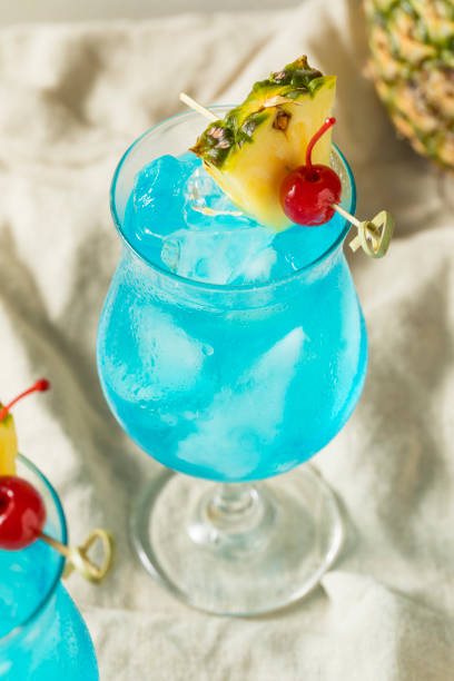 istock Boozy Blue Hawaii Hurricane Cocktail 994510040