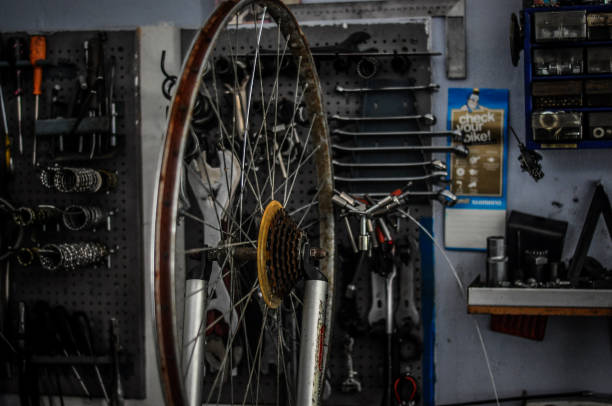 istock Bicycle repair - chain and sprocket 994513034