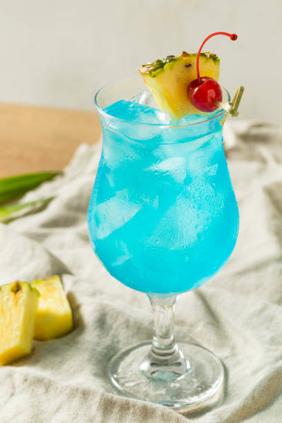 istock Boozy Blue Hawaii Hurricane Cocktail 994513252