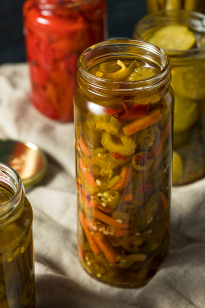 istock Homemade Pickled Vegetables in Jars 994513506