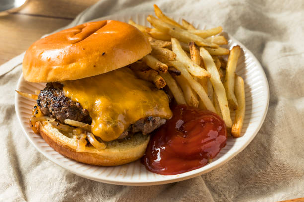 istock Homemade Oklahoma Fried Onion Cheeseburgers 994516214