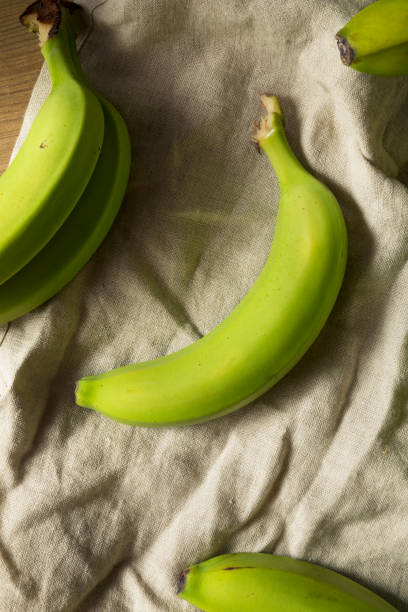 istock Organic Raw Green Unripe Bananas 994519114