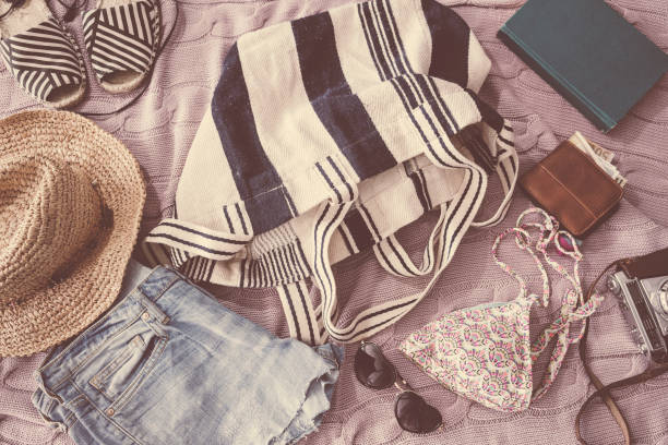 istock Summer travel preparation concept high angle view 994530806