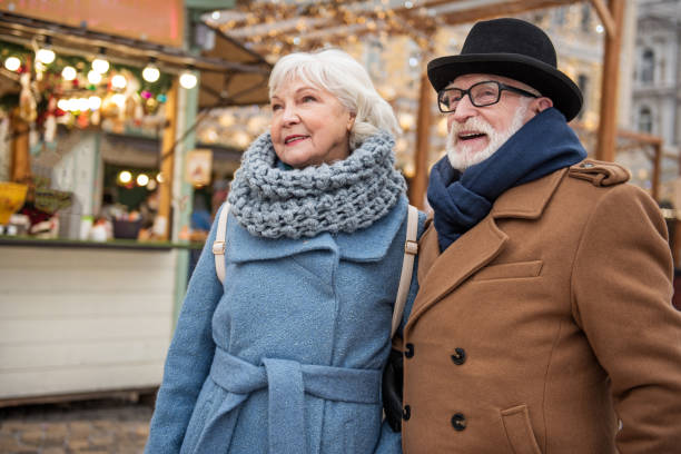 istock Glad mature man and woman dreaming together 994589196
