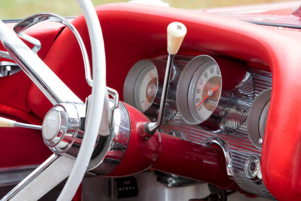 istock Interior of Old American Car 994603356