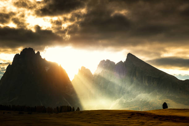 istock Seiser Alm with Langkofel Group after sunrise 994613520