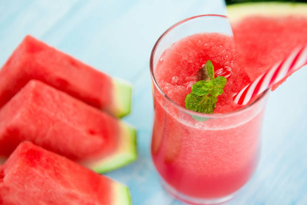 istock Refreshing cold watermelon juice smoothie drinks for summer 994631734