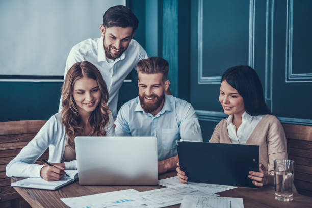 istock Businesspeople Working with Laptop in Office. 994648790