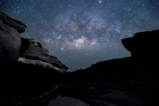 istock Milkyway and stars at Sam Phan Bok, Ubon Ratchathani, Thailand 994649328
