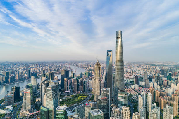 panoramę szanghaju - the bund zdjęcia i obrazy z banku zdjęć