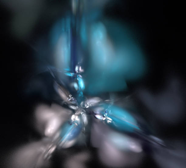 istock image of one Digital Fractal on Black Color 994705366