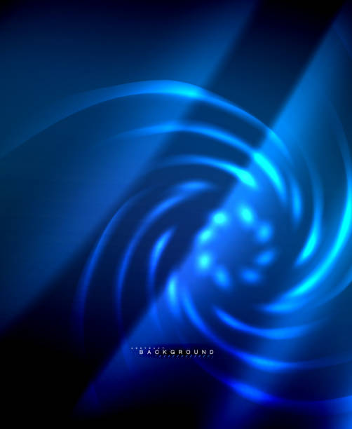 istock Neon glowing techno lines, hi-tech futuristic abstract background template with square shapes 994733266