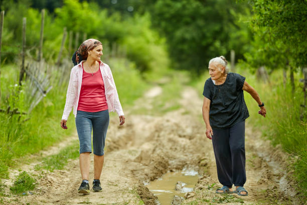 istock Woman and her old mother 994740794