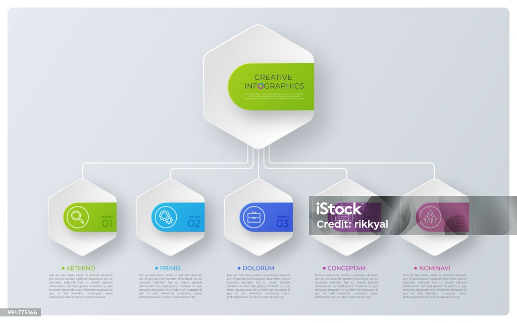 Style Structure Modern Style Structure Chart Infographic Design Visualization Template ...