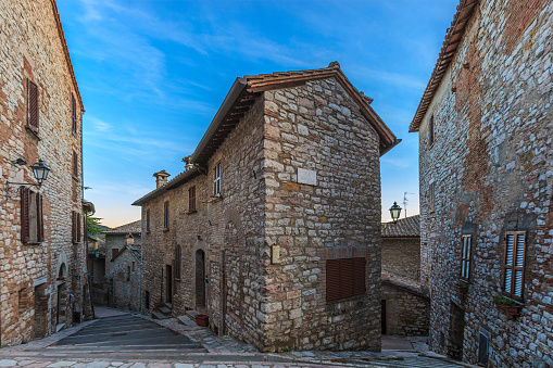 Corciano, historic town in the Province of Perugia (Umbria, Italy)