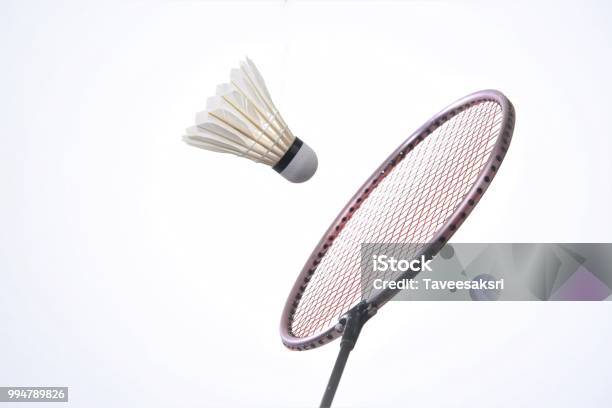 Volante Foto de stock y más banco de imágenes de Bádminton - Deporte - Bádminton - Deporte, Pluma de bádminton, Recortable