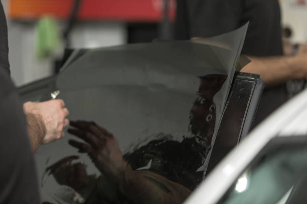 istock applying  Car Window Tint to Your Vehicle 994809958