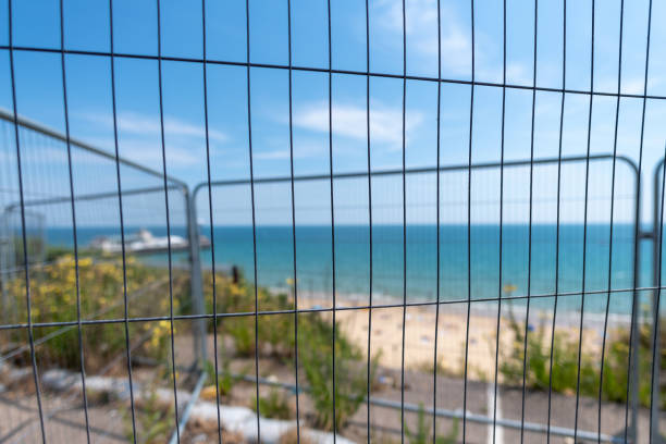 Bournemouth cliff collapse fenced off for safety