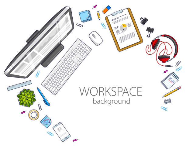 190+ Overhead Counter Background Stock Illustrations, Royalty-Free ...