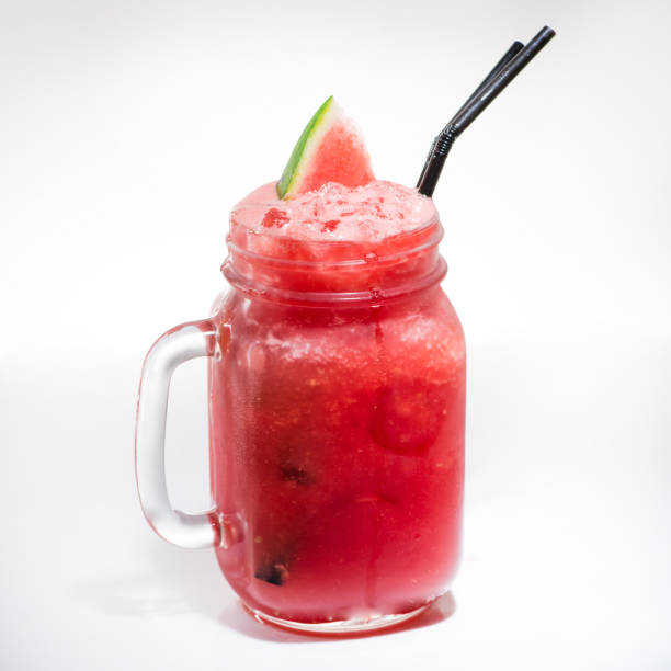 istock lemonade with watermelon in mason jar 994820396