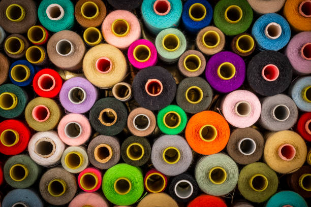 istock From above set of sewing spools with colorful threads 994820690