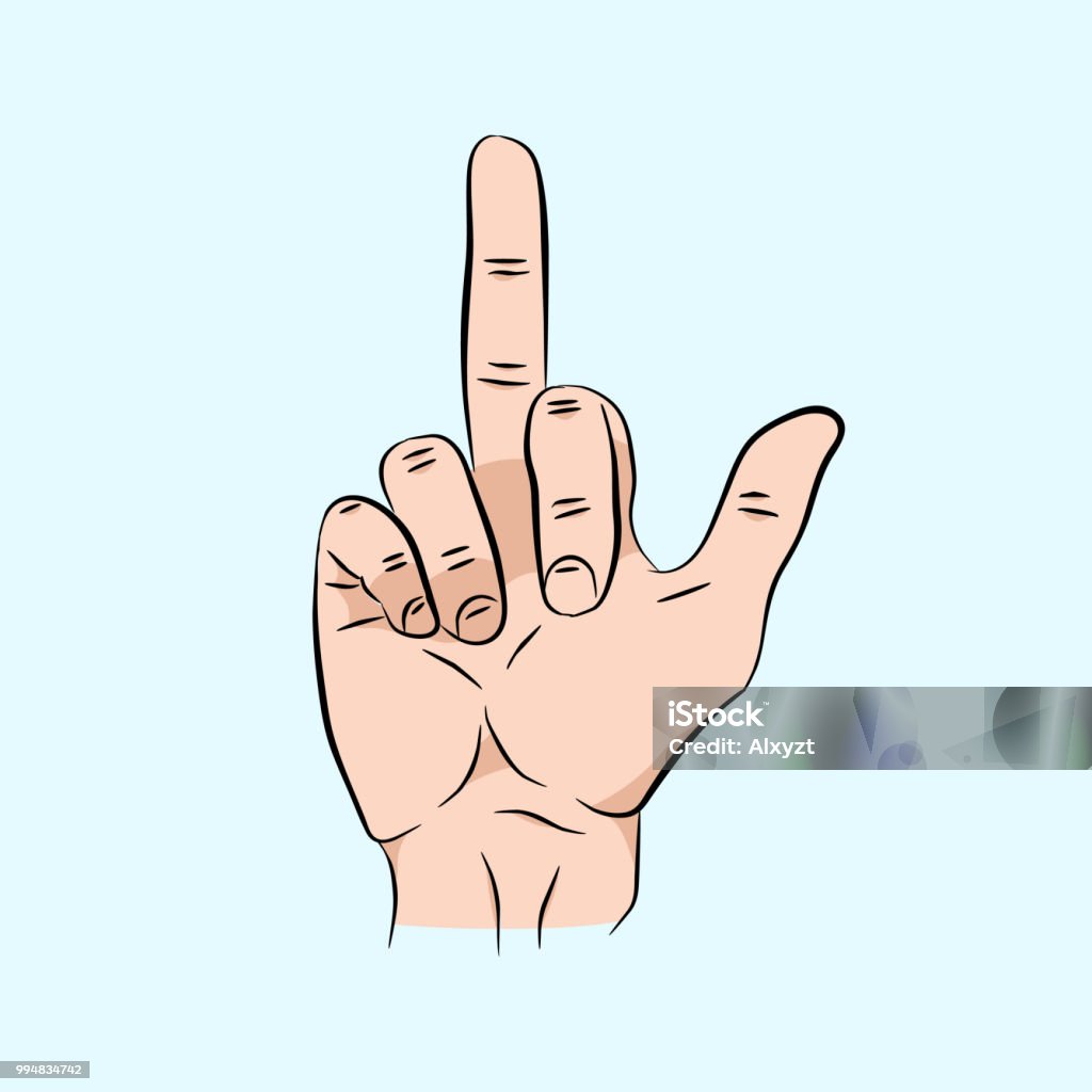 Vector Tay Vẽ Bàn Tay Mẹ Kiếp Cô Lập Trên Nền Màu Xanh Chải Bàn ...