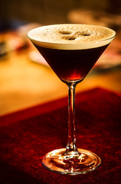 istock coffee espresso cream martini cocktail drink glass inside cozy bar 994850198