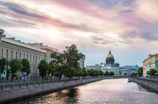 istock A colorful dawn sky above  St. Isaac's Cathedral 994850292