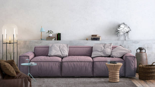 istock Modern Nordic interior with sofa and lots of details 994854134