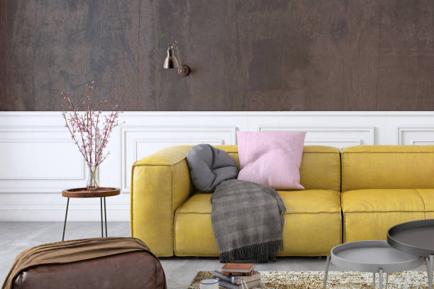 istock Modern Nordic interior with sofa and lots of details 994854160