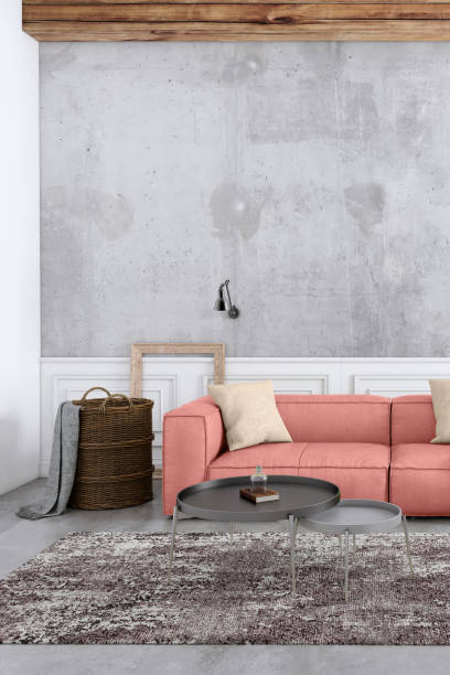 istock Modern Nordic interior with sofa and lots of details 994854182