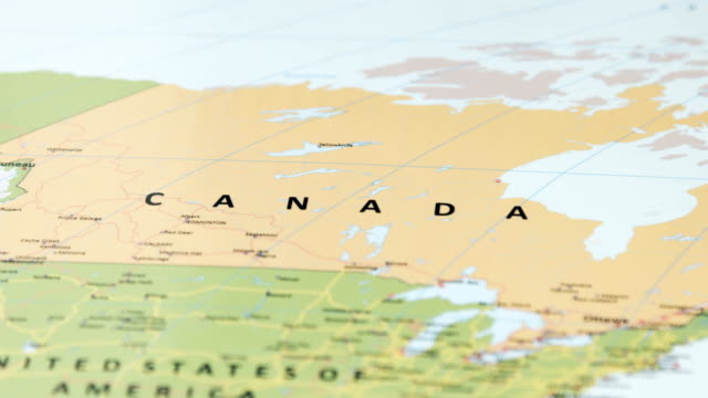 NORTH AMERICA Canada on World Map