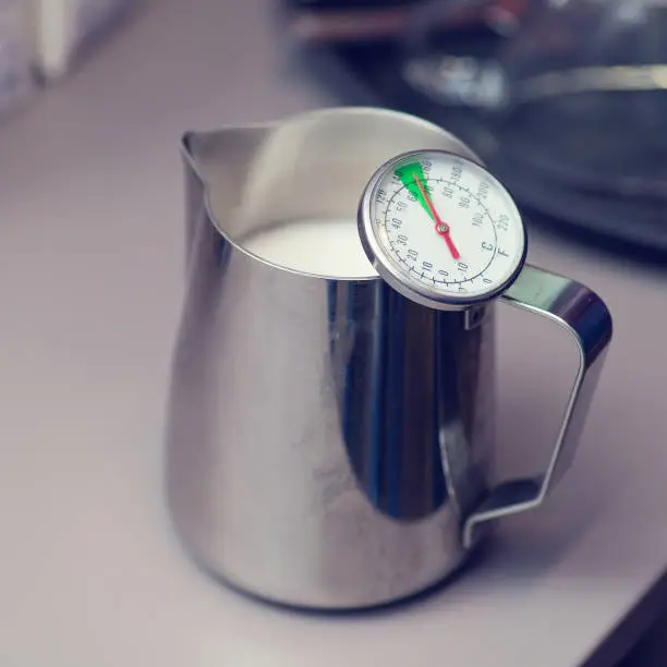 Photo of selective focus on pitcher