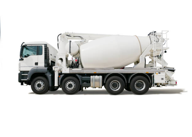istock Cement mixer truck 994888122
