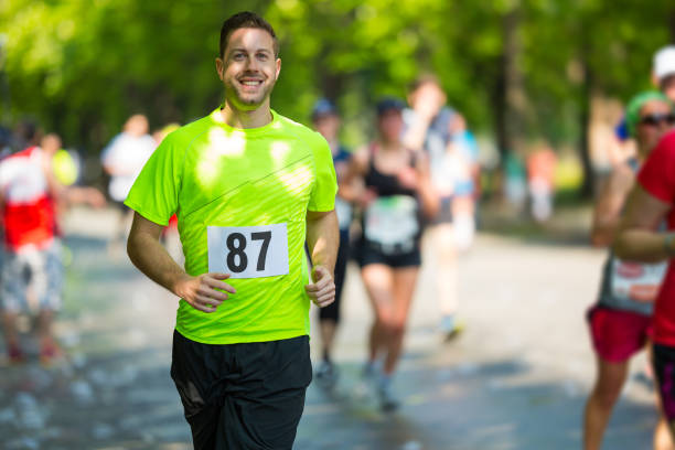 istock happy man enjoying running event 994890880