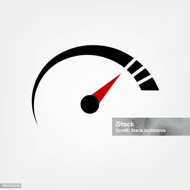 Speedometer Vector Stock Illustration - Download Image Now - Sports Race, Logo, Motorsport