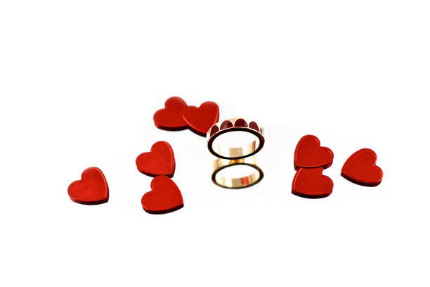 istock Ring with hearts stock images 994911864