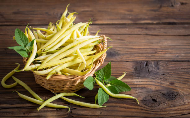 istock Fresh yellow kidney beans in the basket 994940914