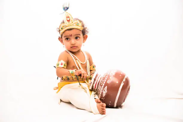 Photo of Little girl in krishna dress