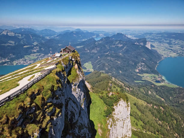 istock Viewpoint on Schafberg mountain summit in Salzkammergut, Upper Austria 994984920