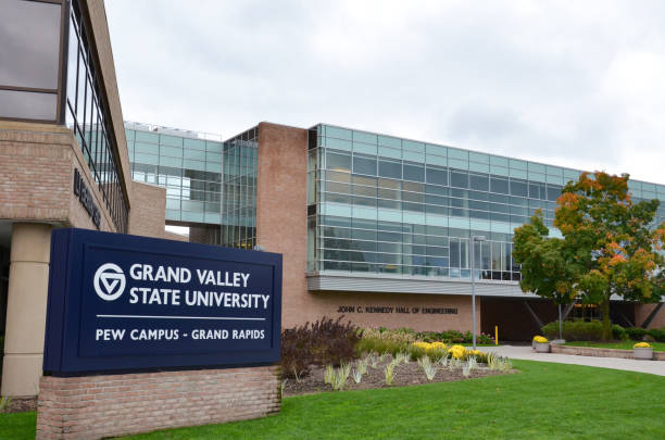 Grand Valley State University Grand Rapids campus stock photo
