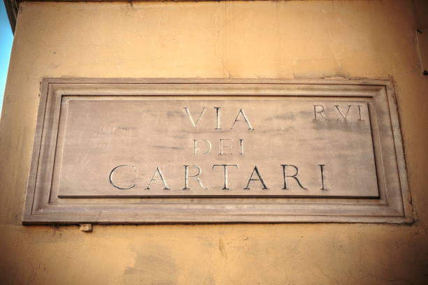 istock Old street sign in Rome 995019196