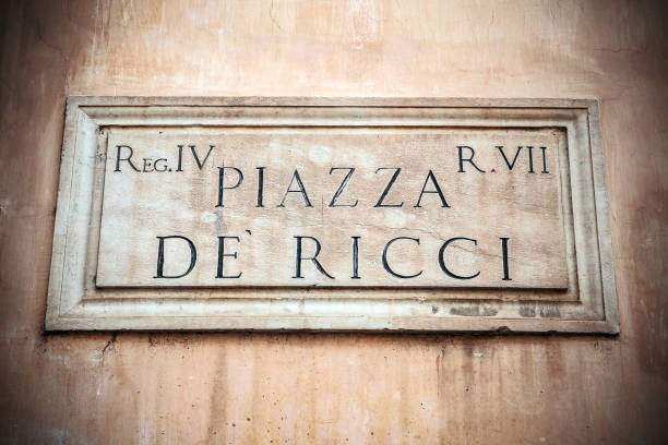 istock Old street sign in Rome 995019198