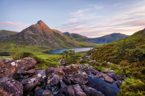 Snowdonia National Park in Northern Wales taken in June 2018 Snowdonia National Park in Northern Wales taken in June 2018 snowdonia stock pictures, royalty-free photos & images
