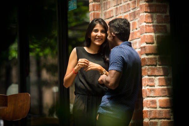 istock Couple chatting at a cafe 995027272