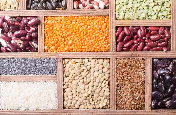 istock Colorful cereals and beans 995043900