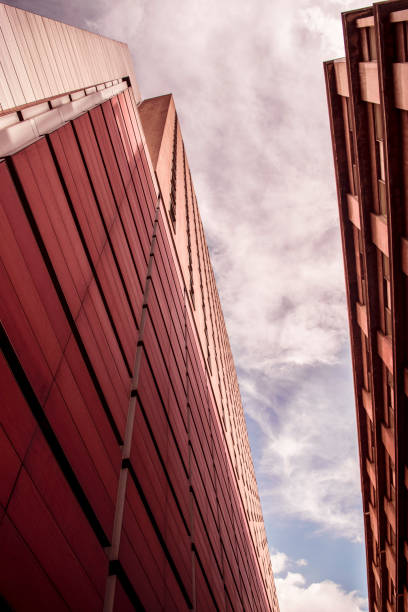 istock Low angle view of corporate buildings 995064476